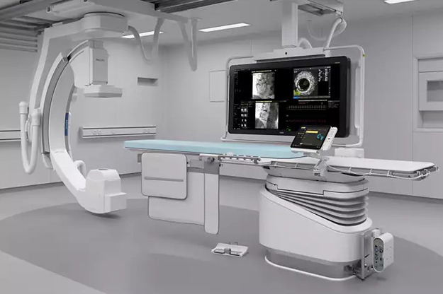 Angiografía digital monoplano (Philips Azurion – General Electric)